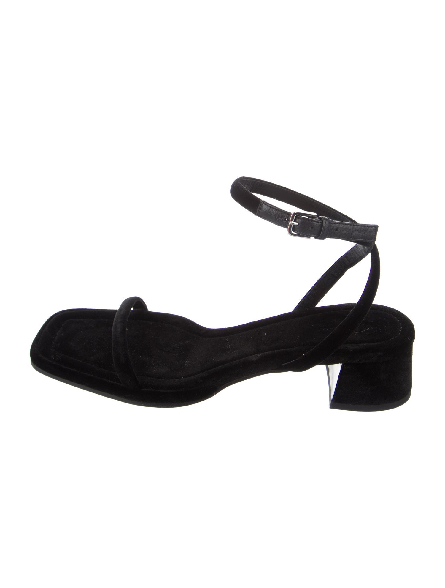The Row Velvet Sandals