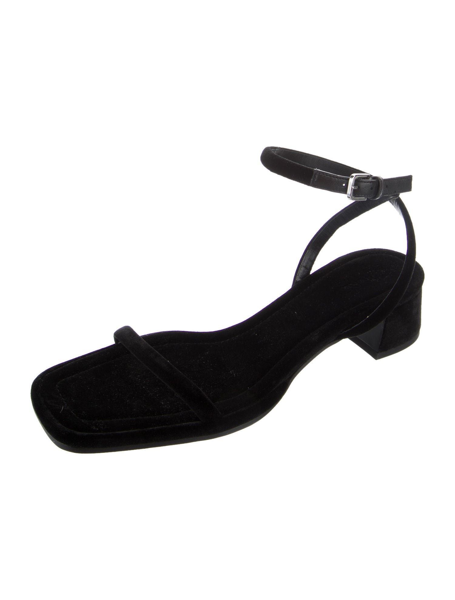 The Row Velvet Sandals