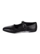 The Row Ava Leather Mary Jane Flats