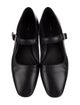 The Row Ava Leather Mary Jane Flats
