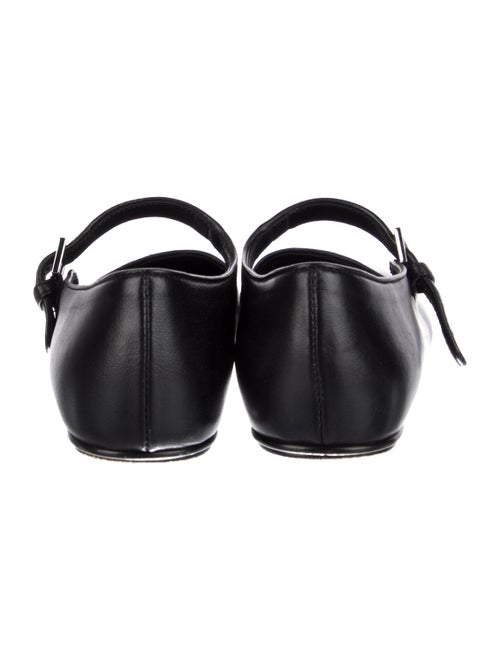 The Row Ava Leather Mary Jane Flats