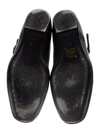 The Row Ava Leather Mary Jane Flats