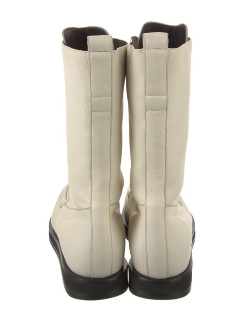 The Row Patty Leather Combat Boots