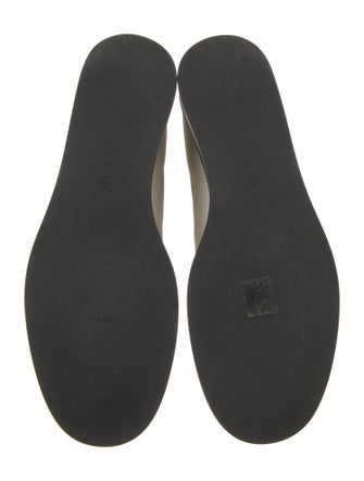 The Row Patty Leather Combat Boots