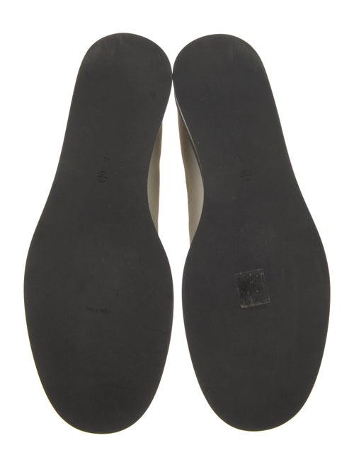 The Row Patty Leather Combat Boots