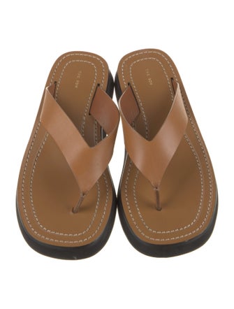 The Row Ginza Leather Slides