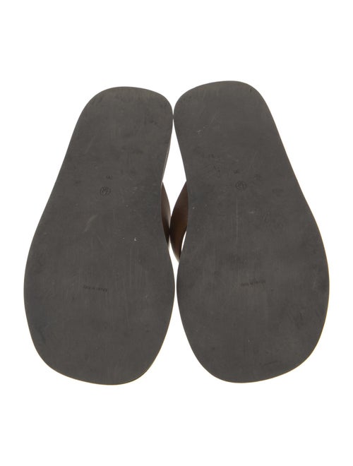 The Row Ginza Leather Slides