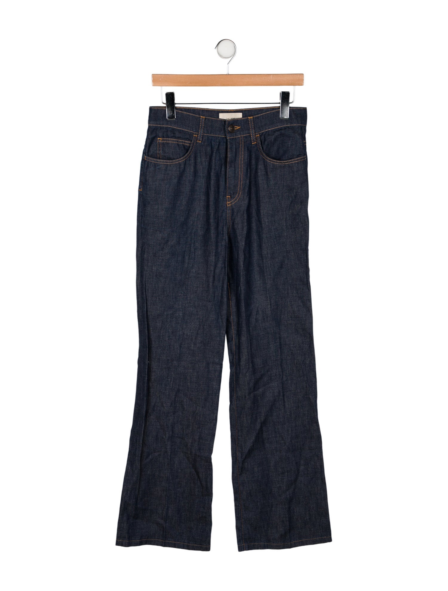 The Row High-Rise Wide Leg Jeans