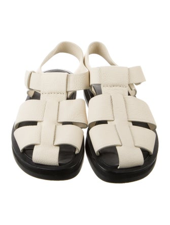 The Row Fisherman Leather Slides