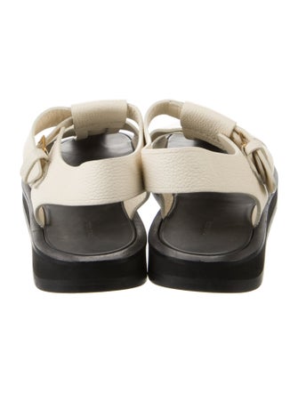 The Row Fisherman Leather Slides