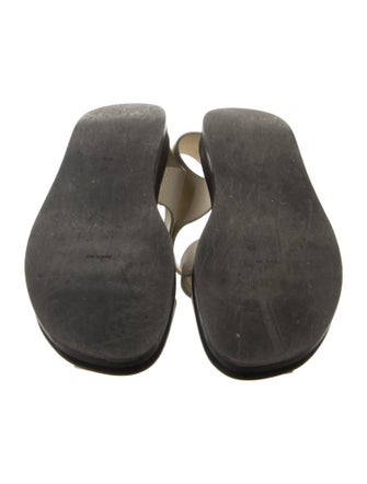 The Row Fisherman Leather Slides