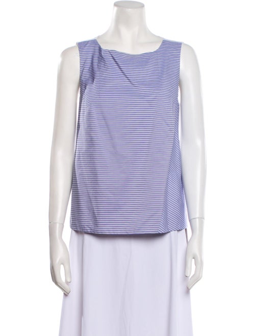 The Row Striped Square Neckline Top