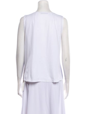 The Row Striped Square Neckline Top