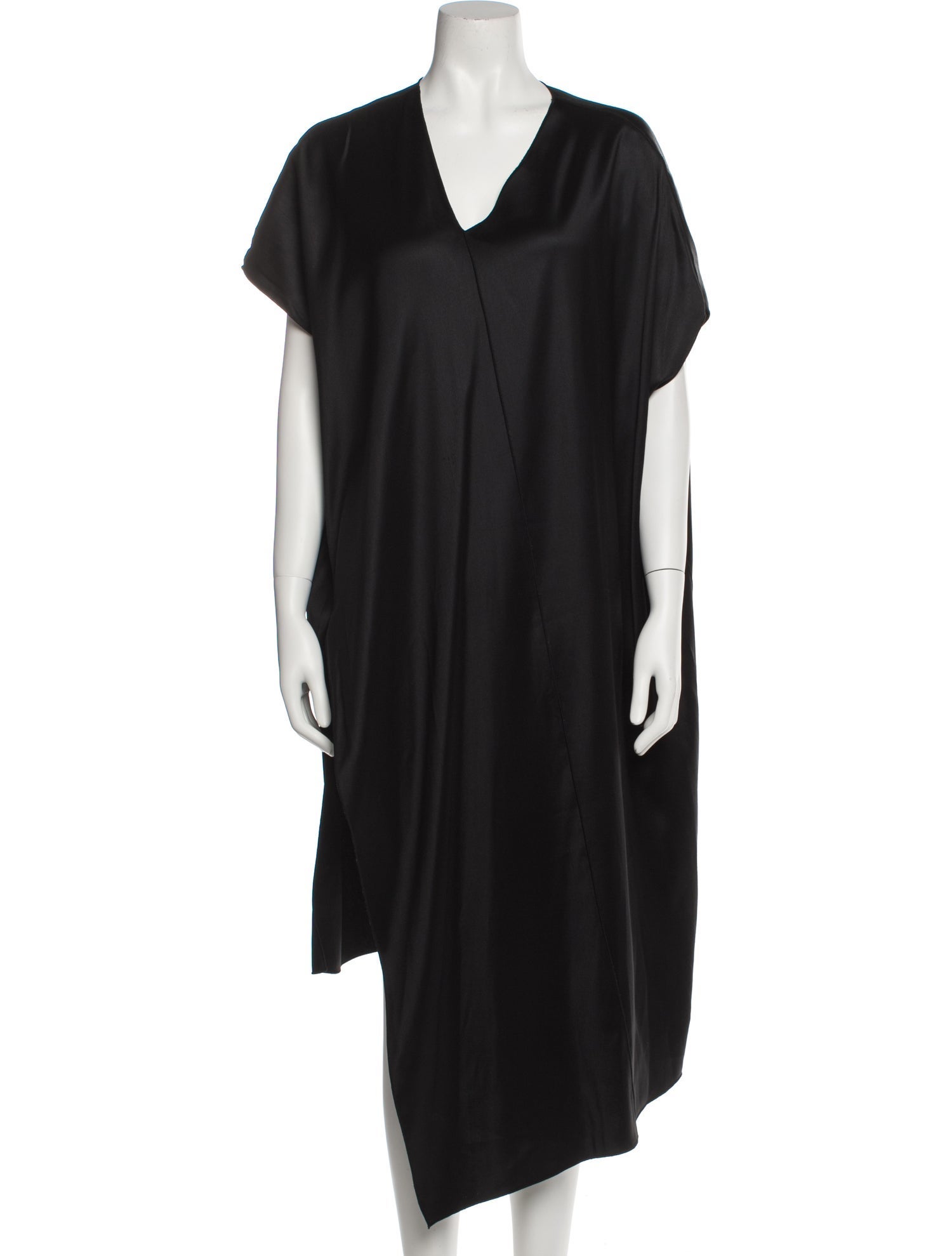 The Row V-Neck Midi Length Dress