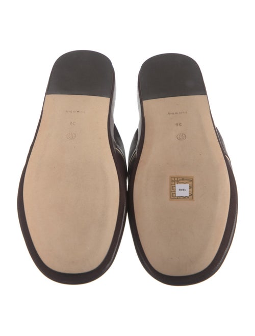 The Row Beck Leather Mules