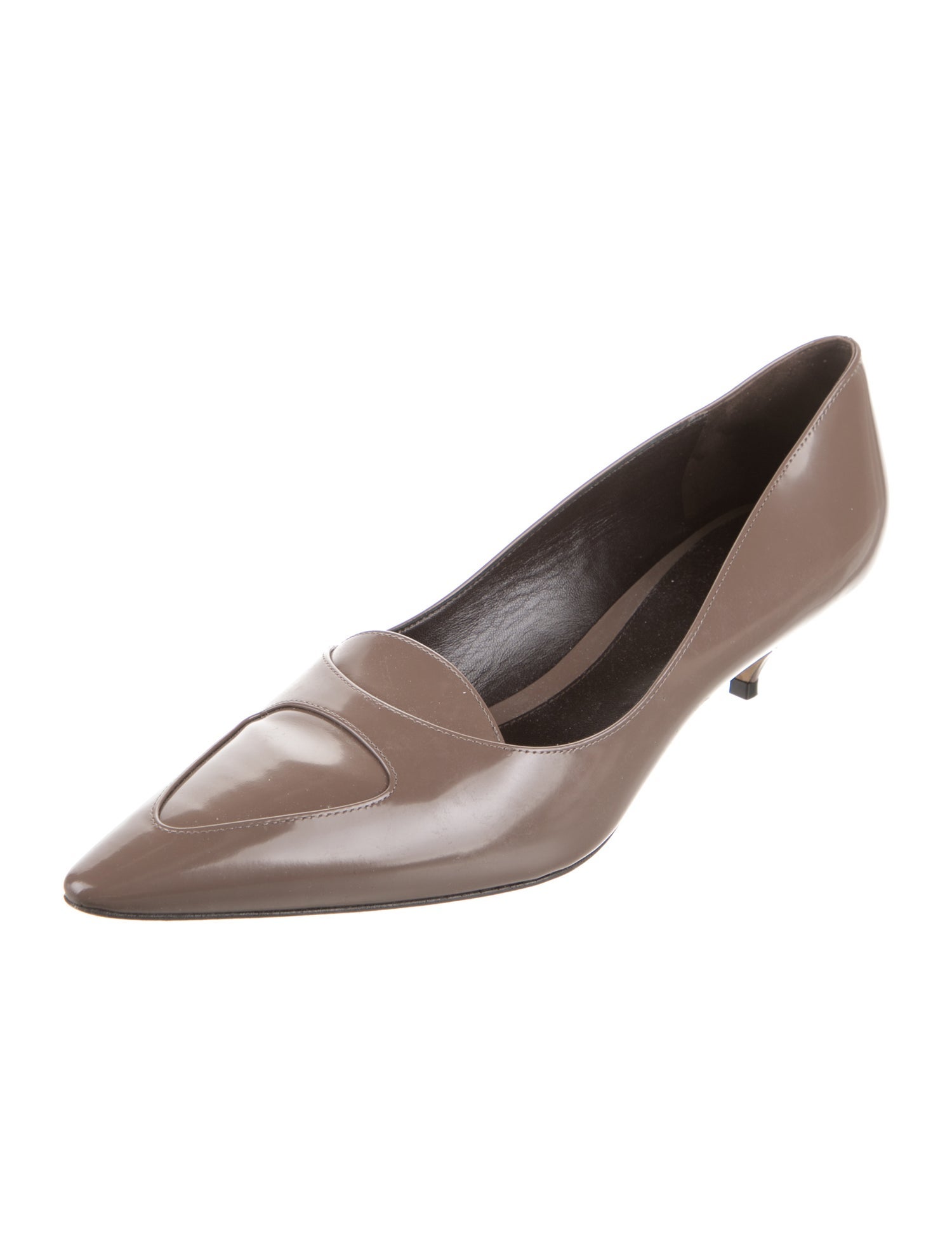 The Row Viv Leather Pumps