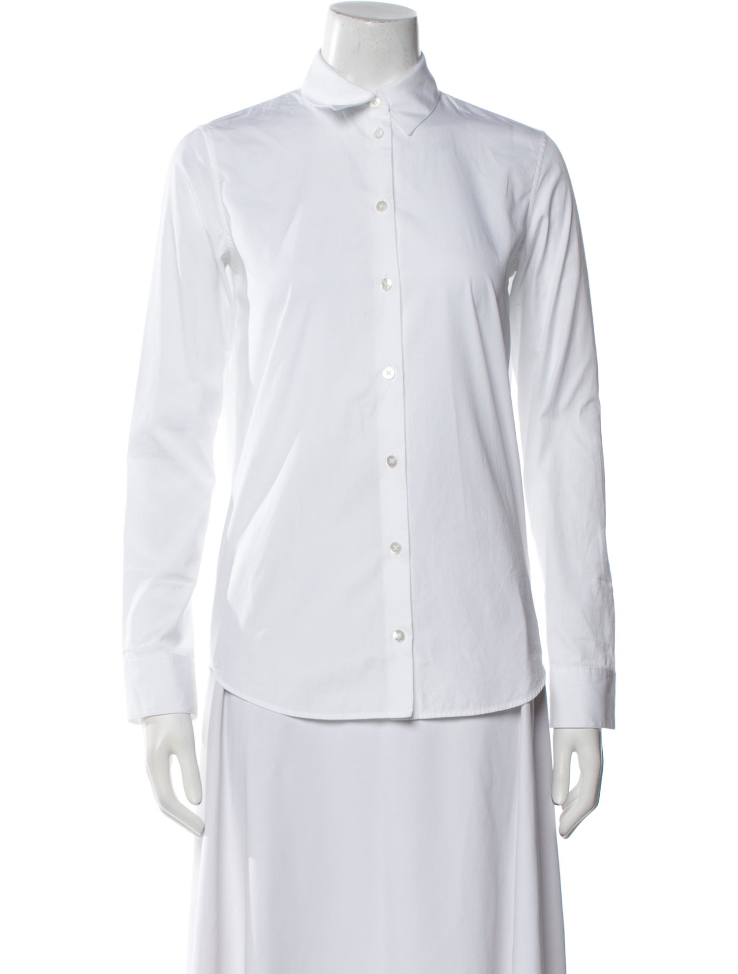 The Row Long Sleeve Button-Up Top