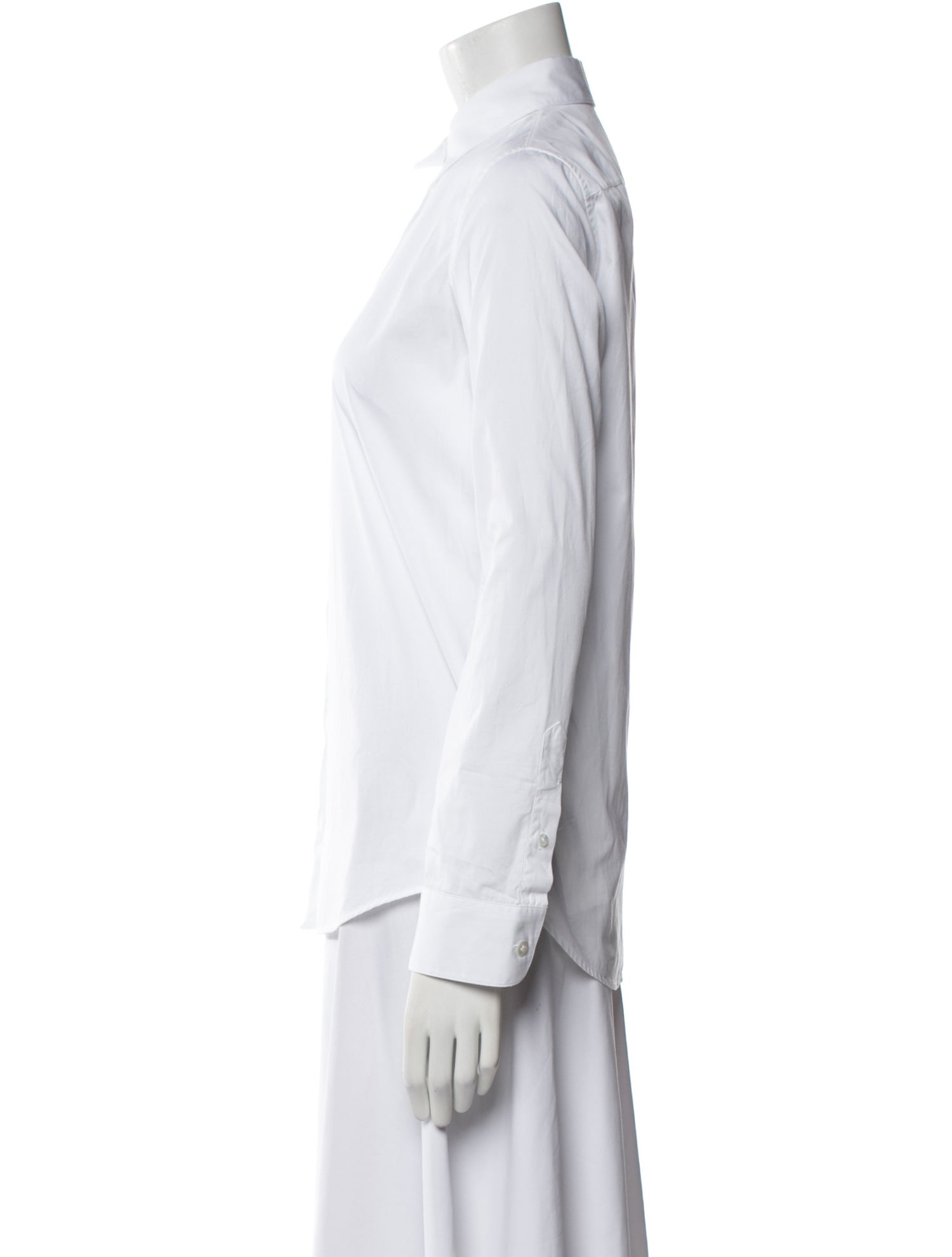 The Row Long Sleeve Button-Up Top