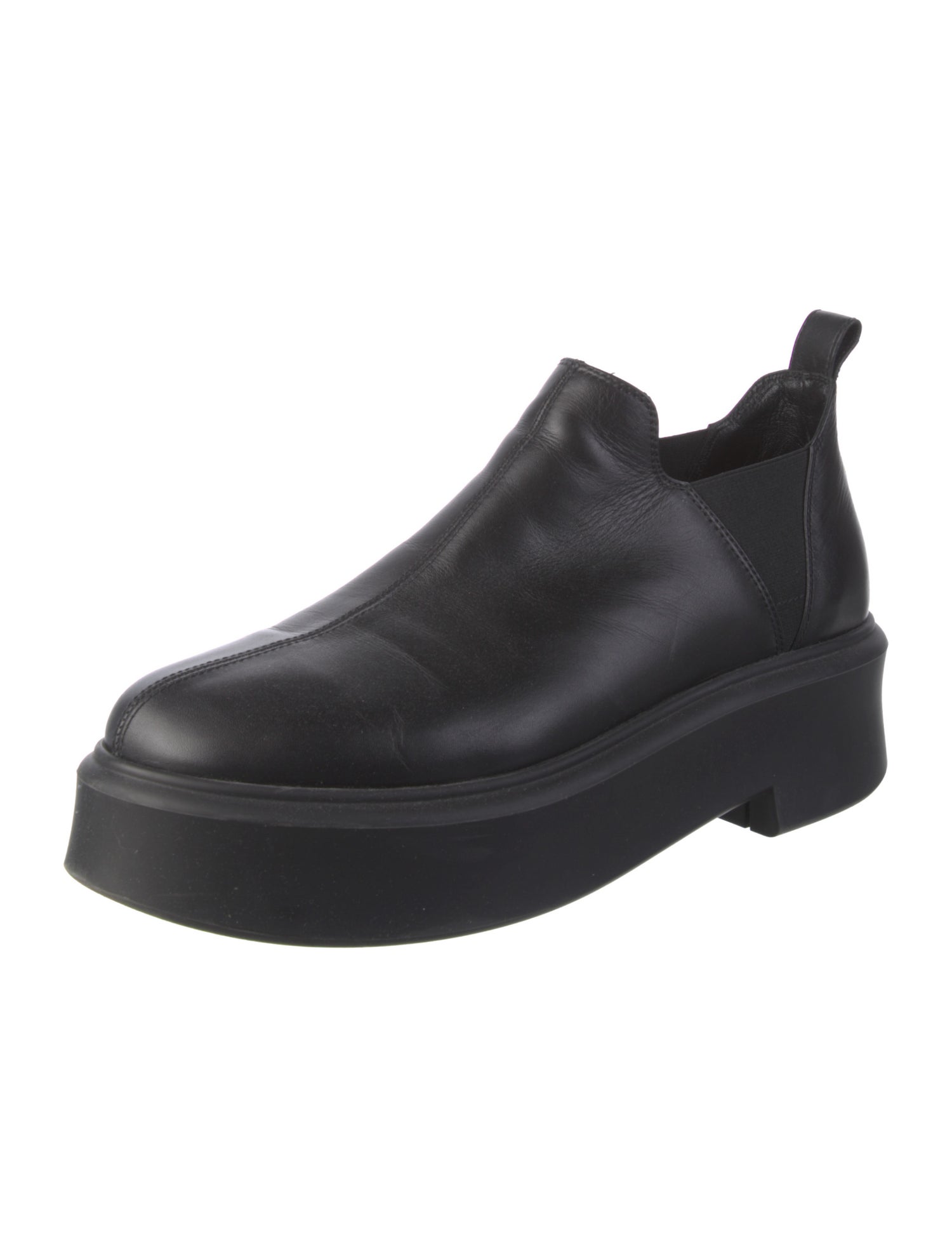 The Row Robin Leather Chelsea Boots