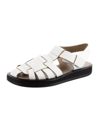 The Row Gaia Leather Gladiator Sandals