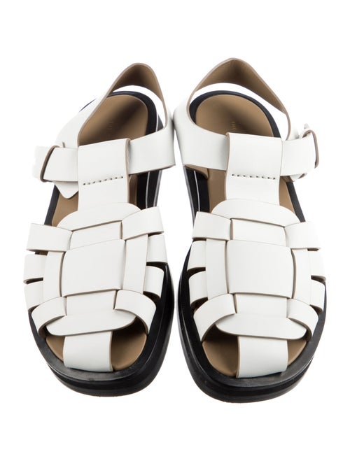 The Row Gaia Leather Gladiator Sandals