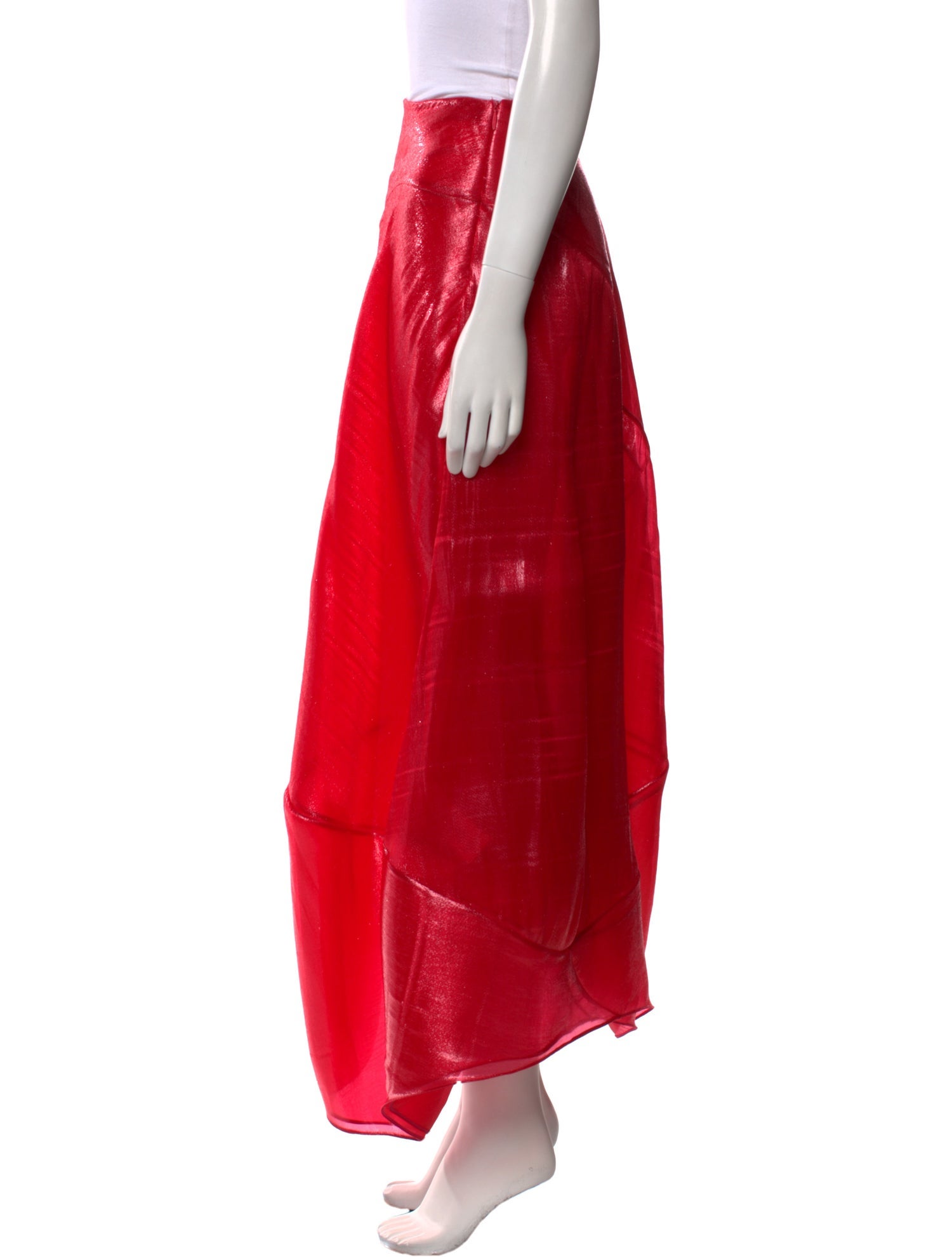 The Row Nylon Midi Length Skirt