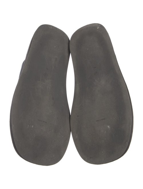 The Row Leather Slides
