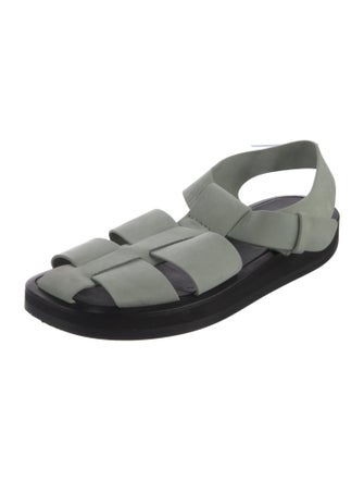 The Row Fisherman Suede Slingback Sandals