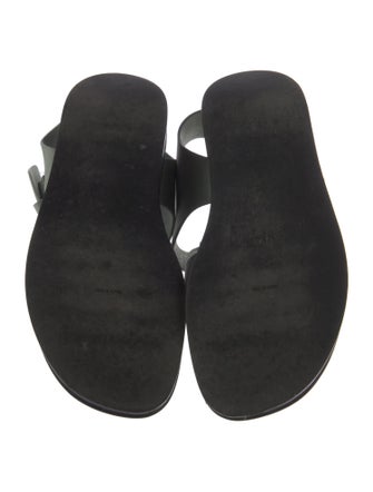 The Row Fisherman Suede Slingback Sandals