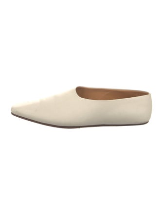 The Row Leather Ballet Flats