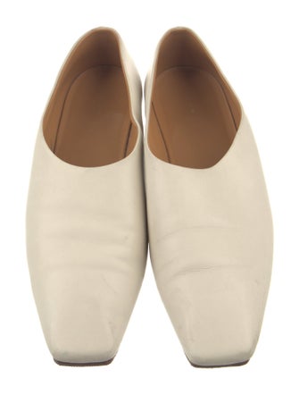The Row Leather Ballet Flats