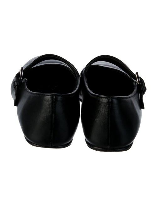 The Row Ava Leather Mary Jane Flats