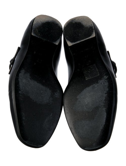 The Row Ava Leather Mary Jane Flats