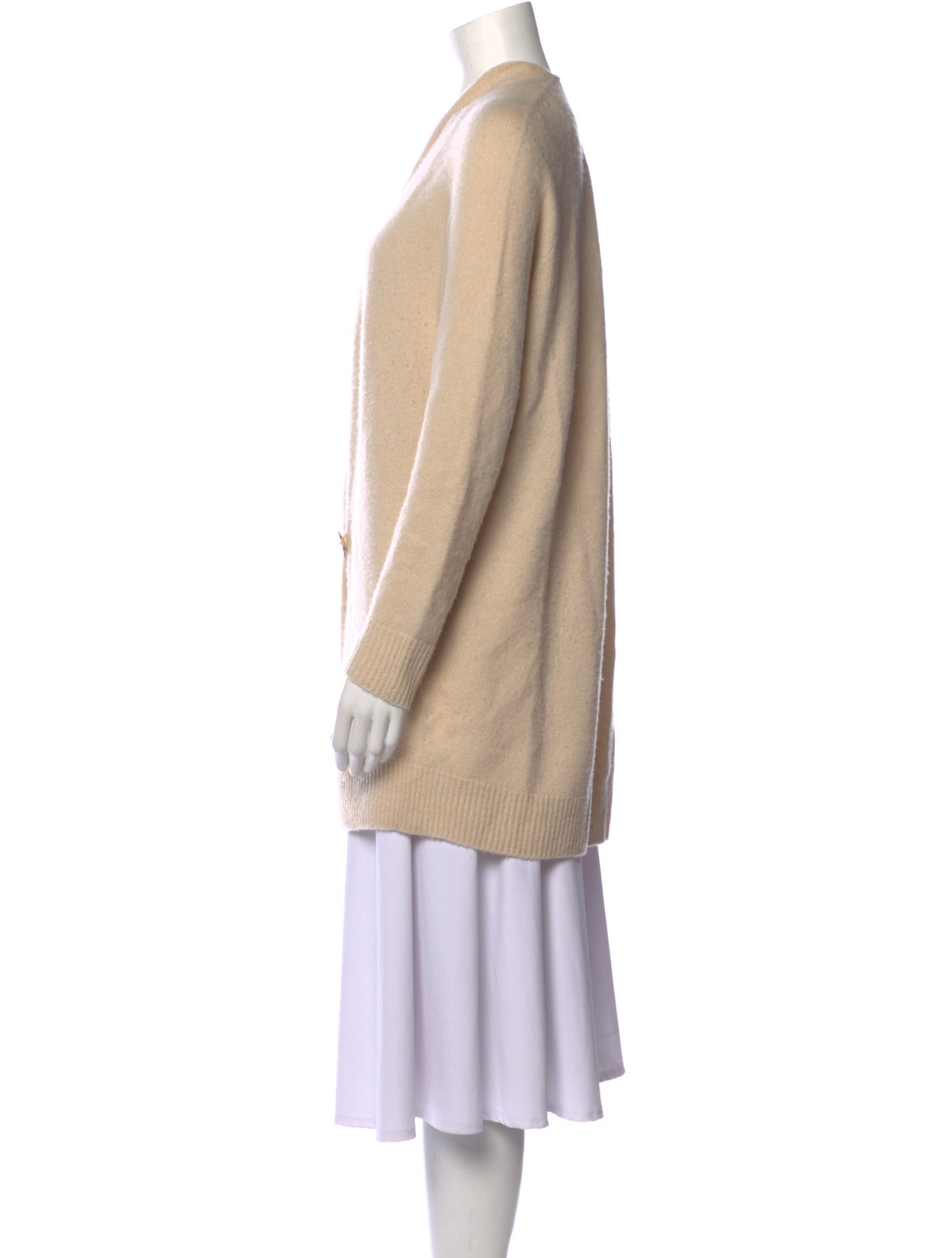 The Row Cashmere V-Neck Sweater