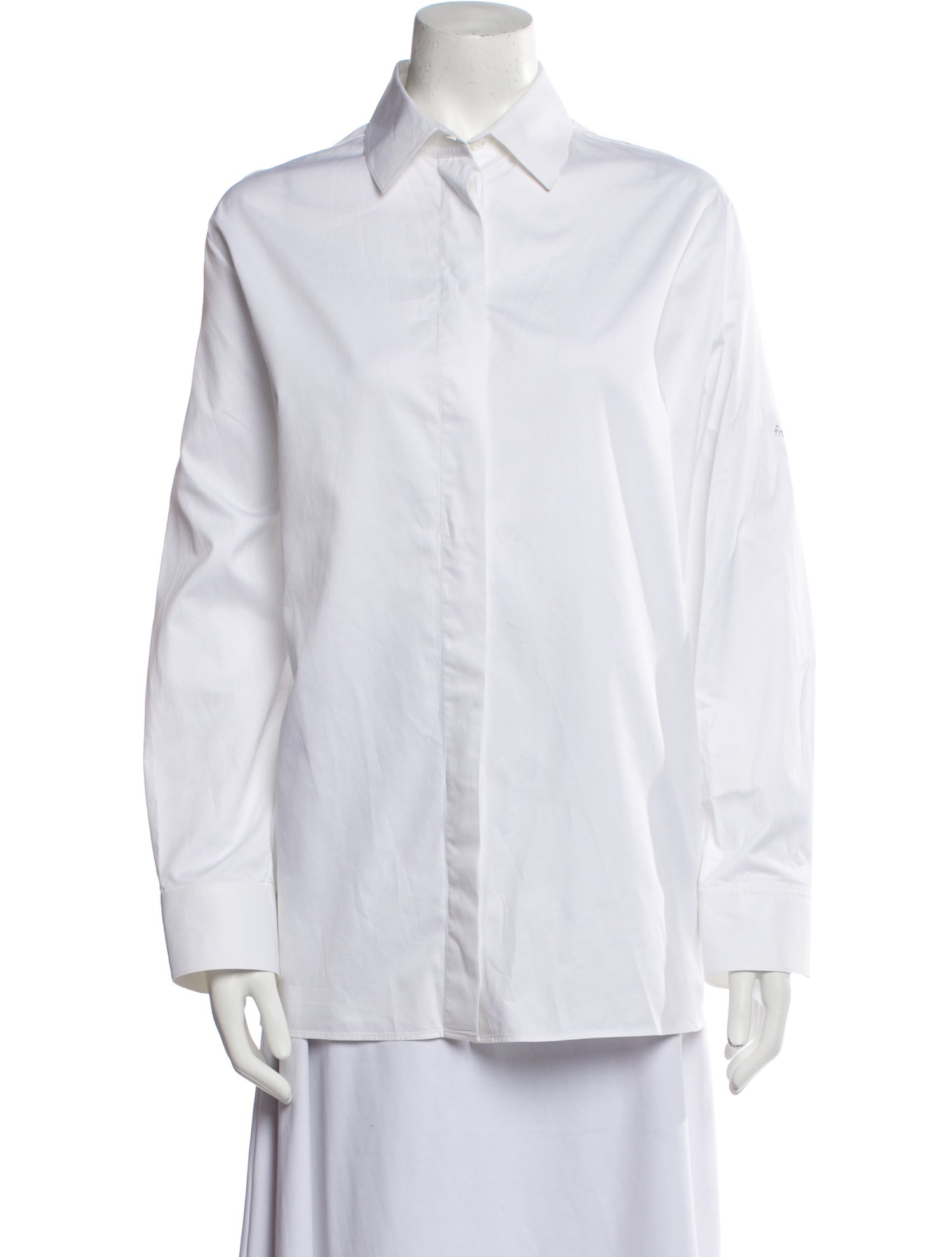 The Row Long Sleeve Button-Up Top