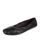 The Row Leather Ballet Flats