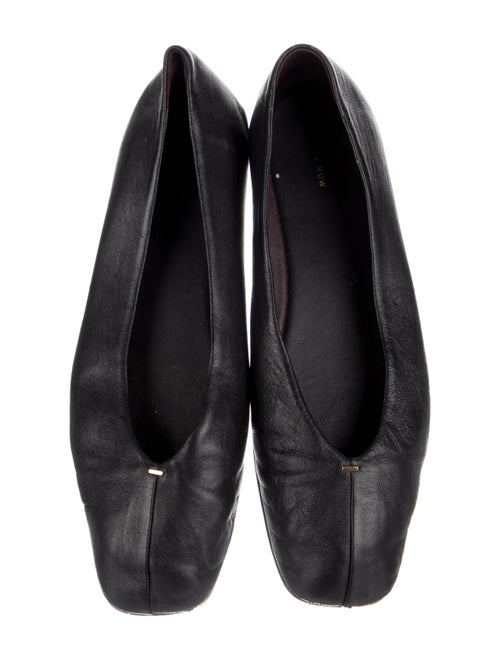 The Row Leather Ballet Flats