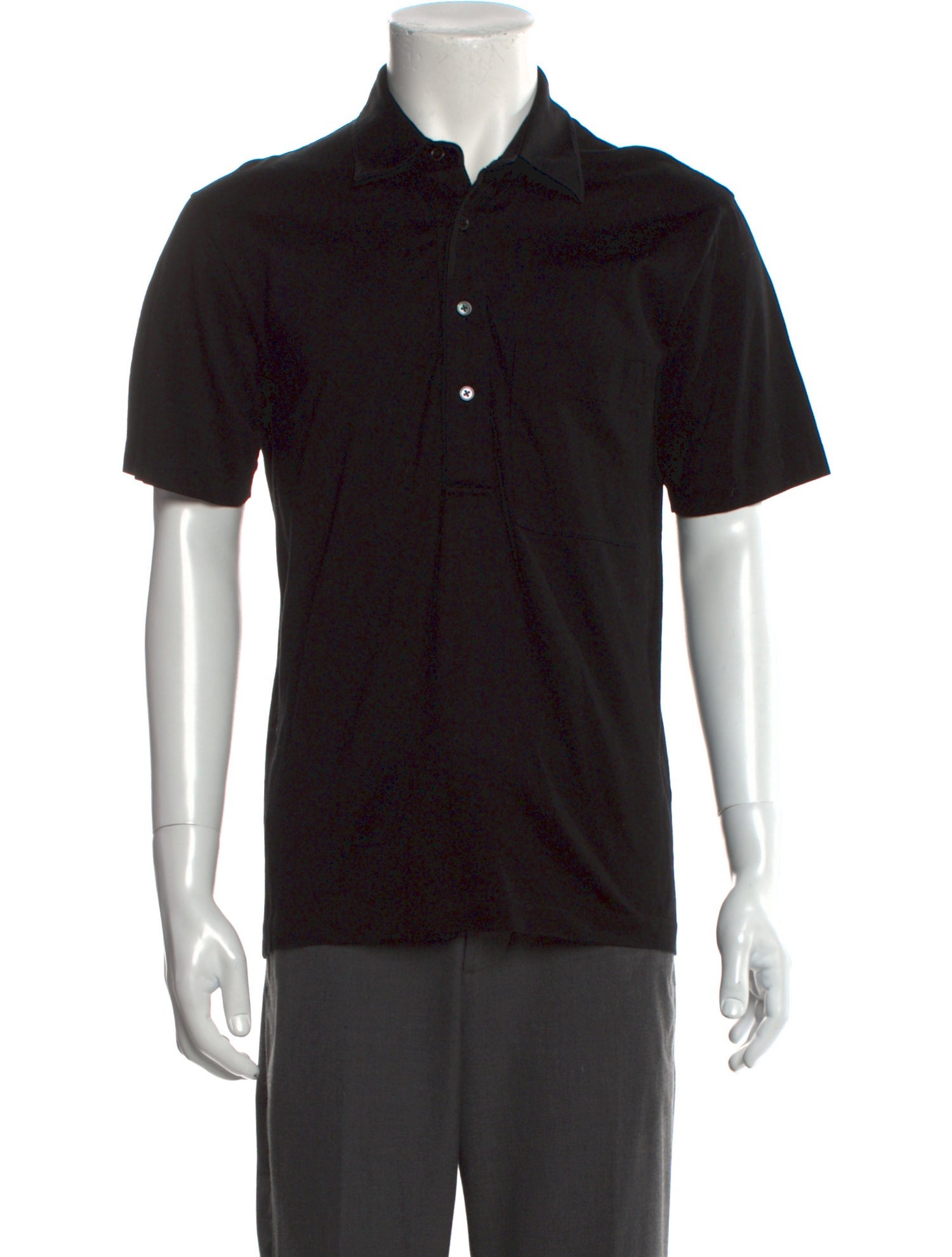 The Row Collar Short Sleeve Polo Shirt