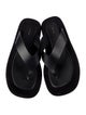 The Row Leather Flip Flops