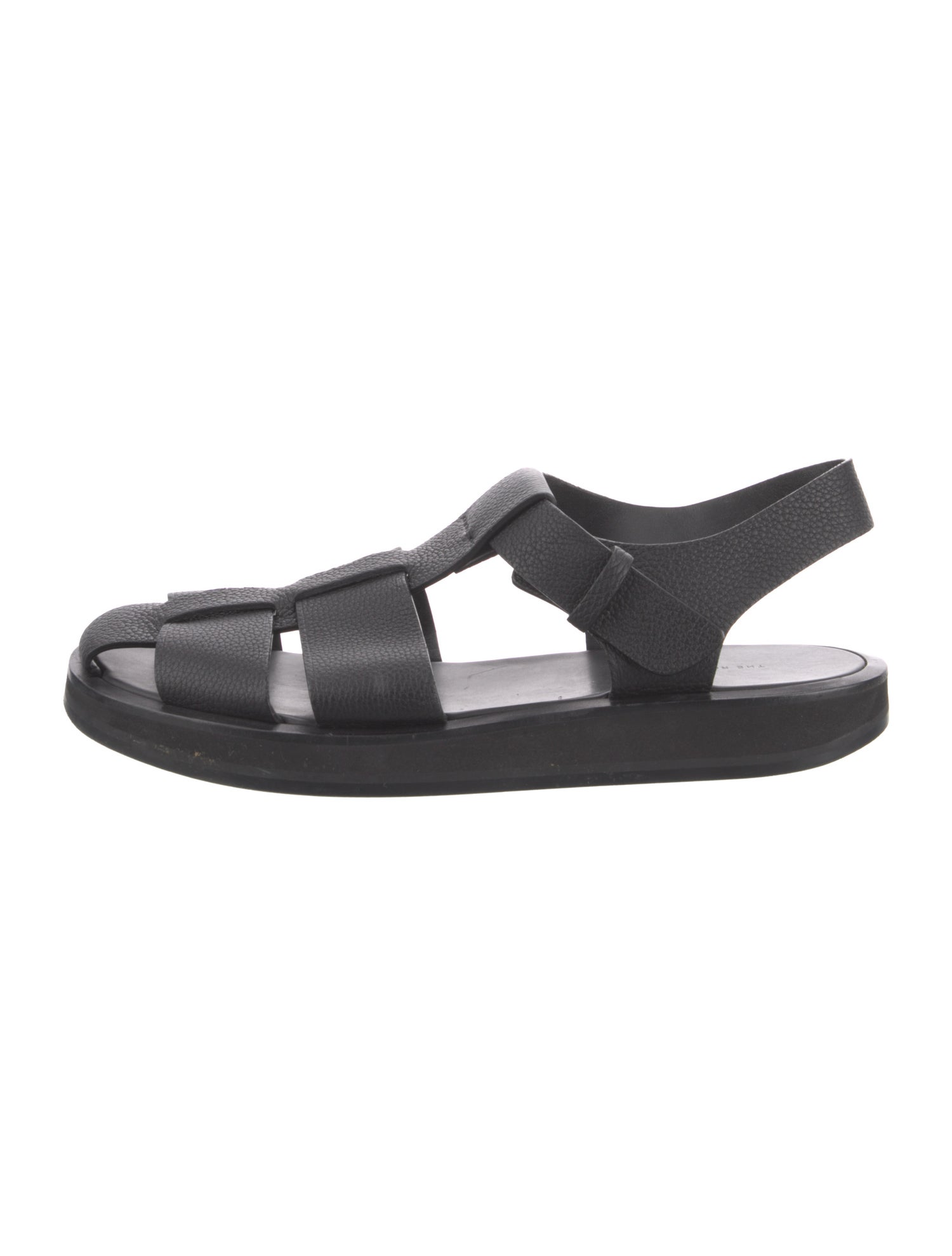 The Row Fisherman Leather Slingback Sandals