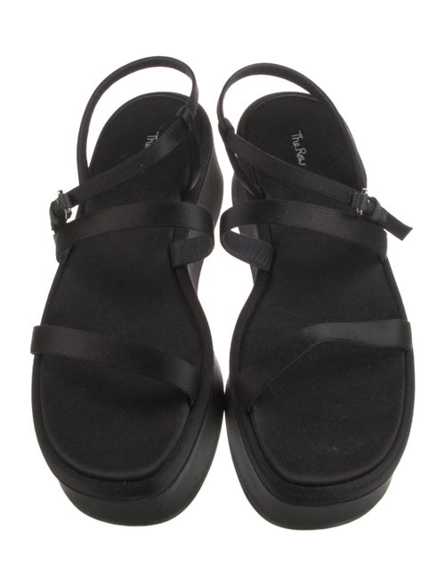 The Row Satin Slingback Sandals