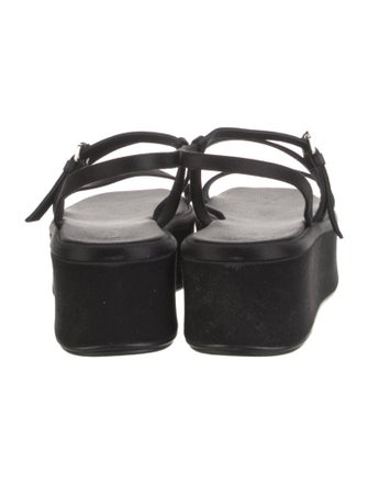 The Row Satin Slingback Sandals