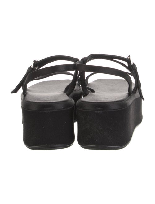 The Row Satin Slingback Sandals