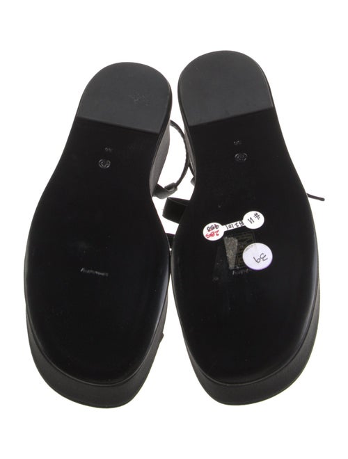 The Row Satin Slingback Sandals