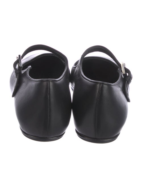 The Row Ava Leather Mary Jane Flats
