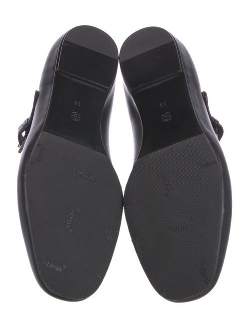 The Row Ava Leather Mary Jane Flats