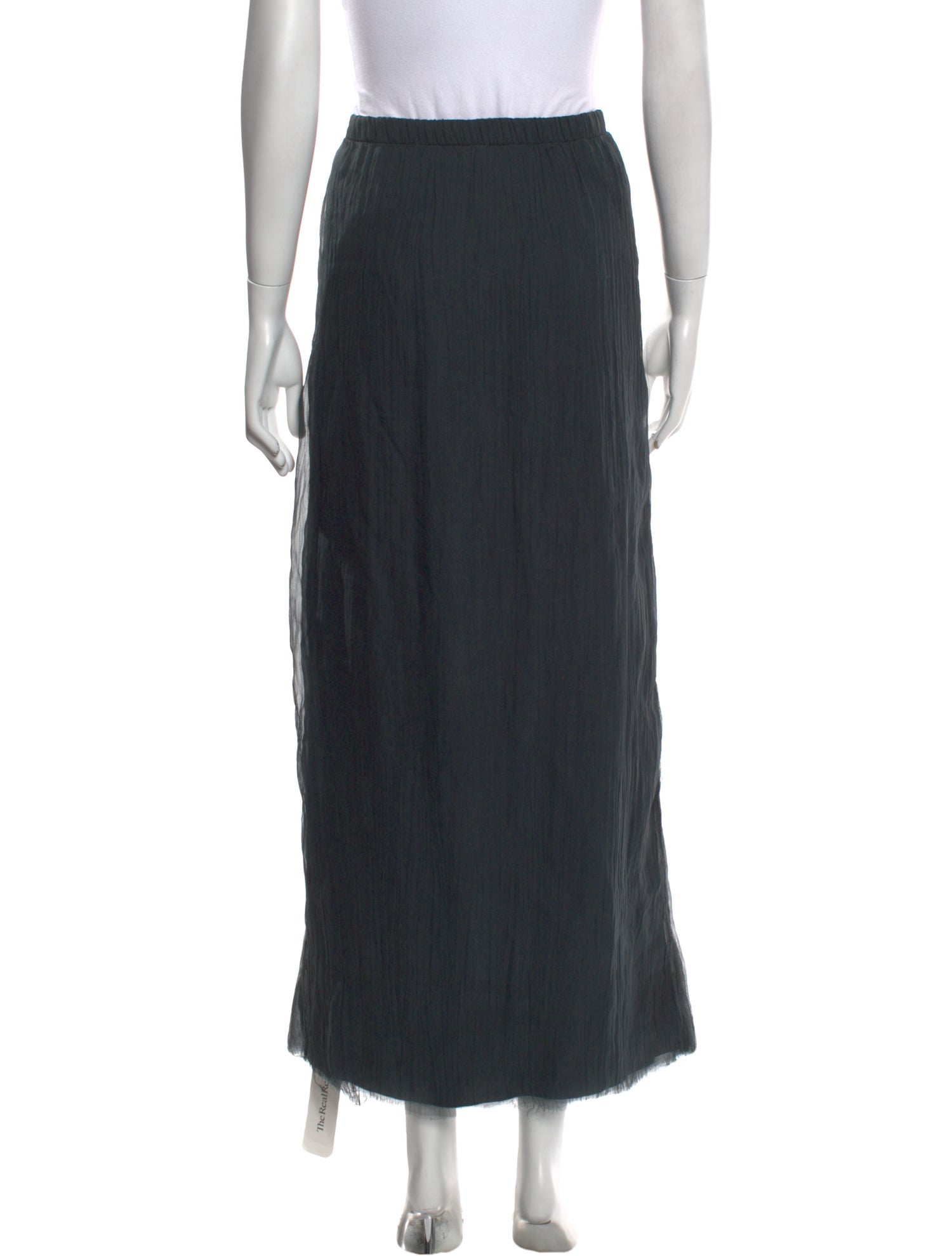 The Row Silk Long Skirt