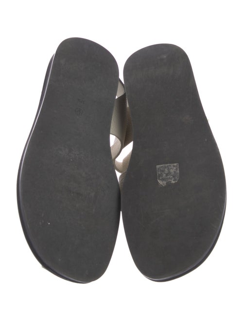 The Row Fisherman Leather Slides