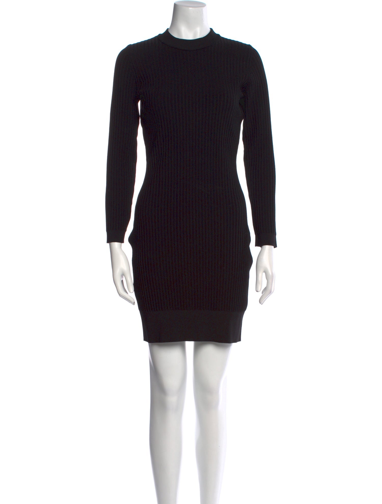 The Row Mock Neck Mini Dress