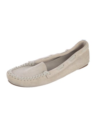 The Row Mabel Moc Suede Flats